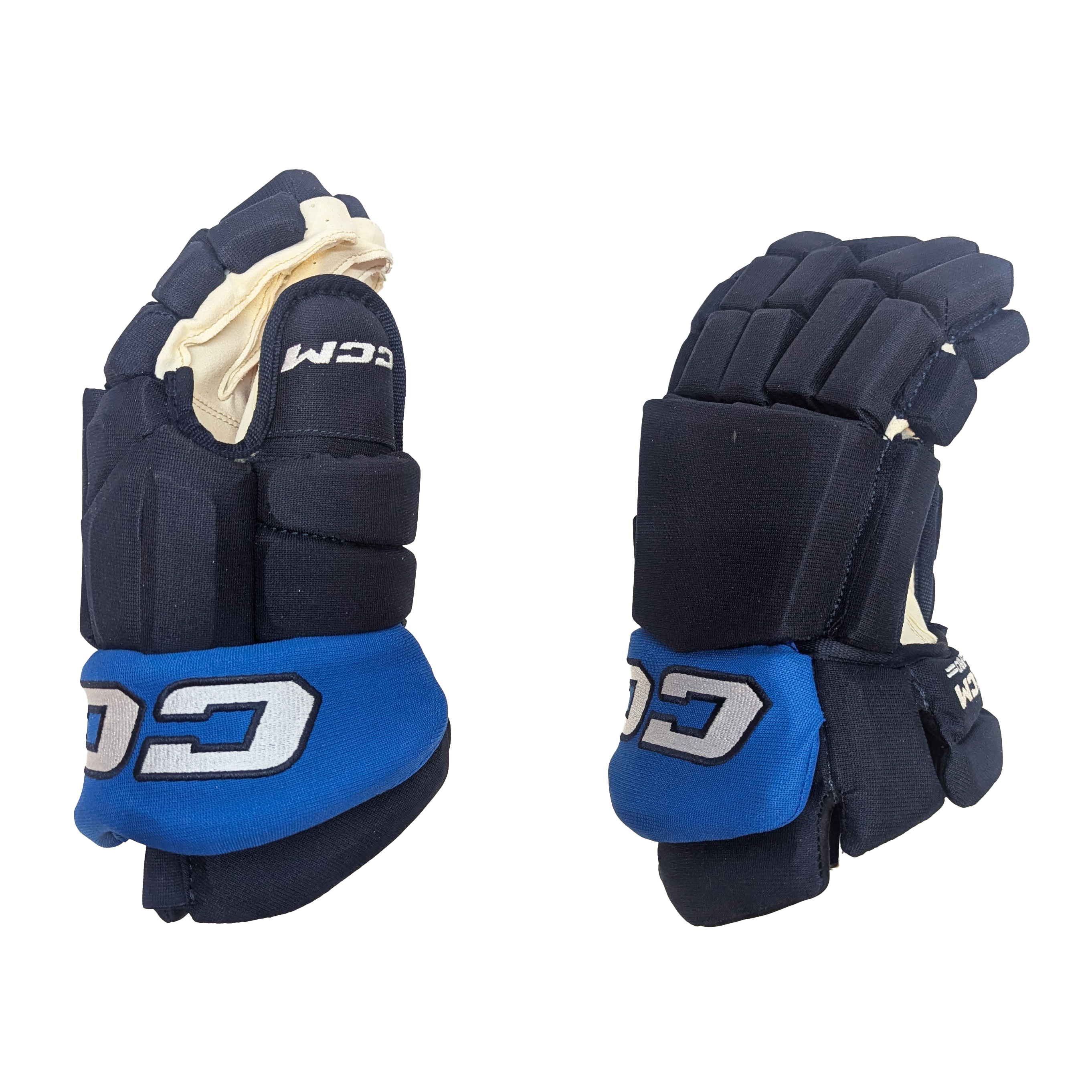 CCM HGTKPP - NHL Pro Stock Glove - Winnipeg Jets (Navy/Blue)